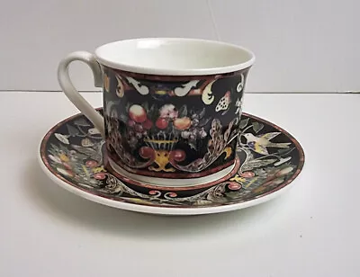 Villeroy & Boch Gallo Design Bone China Intarsia Coffee Cup Saucer Germany Bird • $22.50