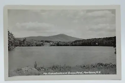 Mt. Monadnock And Stone Pond Full Moon Marlboro New Hampshire RPPC Postcard • $9.99