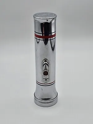 Vintage Art Deco Eveready Flashlight Masterlite Silver Chrome 7  Flash Light • $19.98