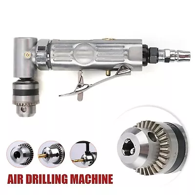 1/4  90 Degree Elbow Pneumatic Drill Air Drilling Machine Right Angle Drill • $38.03