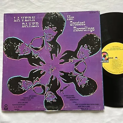 LAVERN BAKER -  GREATEST RECORDINGS ATCO SD 33-372 LP Monarch Press 1971 • $9.90