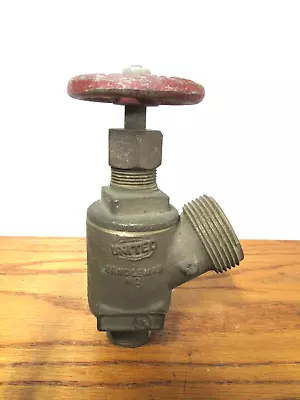 Vintage United Brass Works Randleman Fire Hose Valve 1 X 1 1/2 - 350 • $95