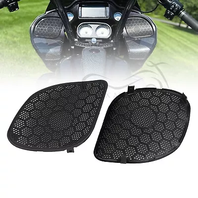 Front Fairing Speaker Grilles Mesh Covers For Harley 2015-up Road Glide FLTRX • $26.98