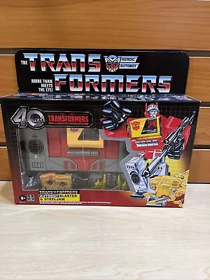 Transformers Retro 40th Anniversary Autobot Blaster & Steeljaw Hasbro New Sealed • $39.99