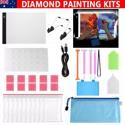 $24.95 • Buy A4 LED Pad Light Board W/ USB Cable / 5D Diamond Painting Tools DIY Accessories