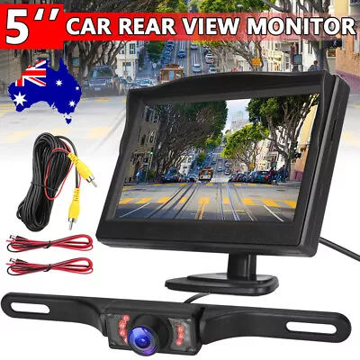 5  Reverse Camera Kit Rear View Monitor Night Vision Backup Reversing Waterproof • $36.55