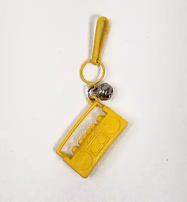 Vintage 1980s Plastic Bell Charm Portable Radio Cassette For 80s Necklace • $24.55