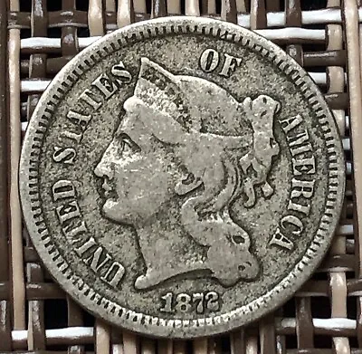 $6.50 • Buy 1872 3 Cent Nickel