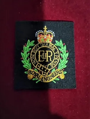 Royal Engineers Blazer Badge British Military R.E. • £4