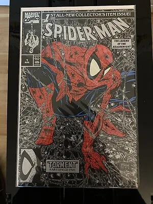 Spider-Man 1 (1990) #1SILVER McFarlane Silver Variant NM • $15