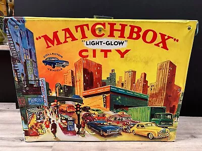 Rare Vintage 1970 Matchbox Light Glow City Fold Out Playset • $124.95