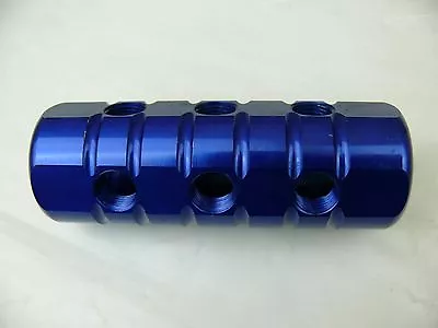 $18.80 • Buy S-max V6 Vacuum Manifold Block Carb Fuel Turbo Wastegate Boost Performance Blue