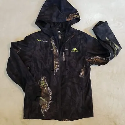 Mossy Oak Scent-Factor Camo Zip Up Lightweight Hooded Jacket Youth L  • $14.95