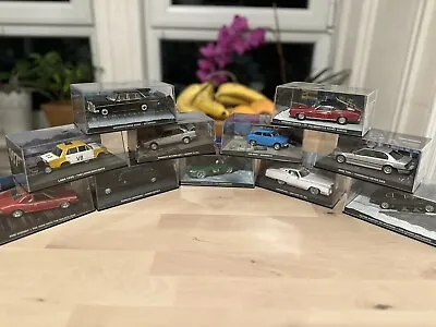 £32 • Buy 11 X JAMES BOND CAR COLLECTION VEHICLES WITH CASES
