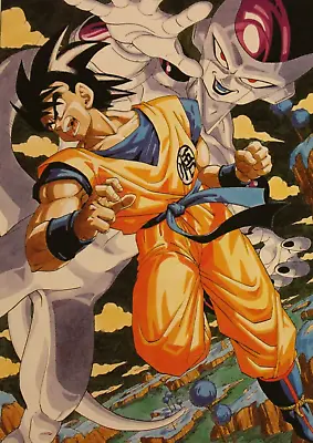 1993 Dragon Ball DOUBLE-SIDED MINI-POSTER (2 Posters In 1) Spanish Vintage #1 • $21.99