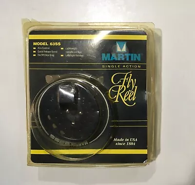 Martin 63SS Fly Fishing Reel Made In USA Vintage NOS • $39.99
