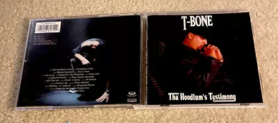 T-BONE The Hoodlum’s Testimony CD Boney Bone • $10