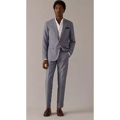 JCrew Ludlow Slim Fit Suit Jacket And Pants Portuguese Cotton Linen 42S 34 30 • $138.99