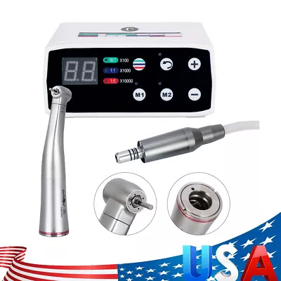 NSK Style Dental LED Brushless Electric Micro Motor/ 1:5 Contra Angle • $105.59