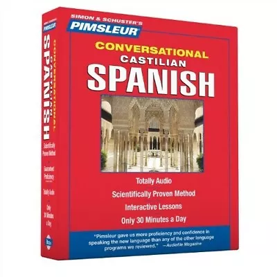 £45.61 • Buy Pimsleur Spanish (Castilian) Conversational Course - Level 1 Lessons 1-16 CD: Le