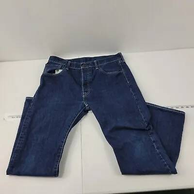Levi's 501 Original Button Fly Jeans Medium Wash Denim Mens 36x32 1447 36x30 • $17.18