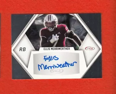 2023 Sage Ellis Merriweather RC Silver Auto UMass Minuteman #AEM • $2.99