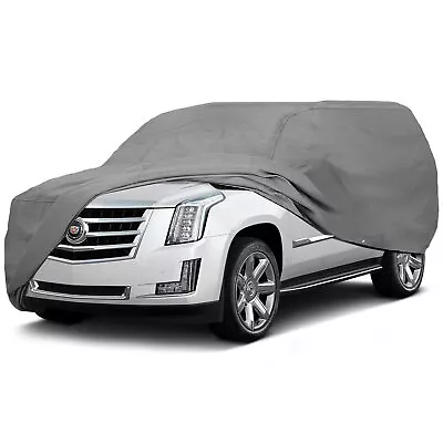 Universal Car Full Cover 4 Layer Waterproof SUV Van Pickup Trucks 17.5ft Grey • $45.99