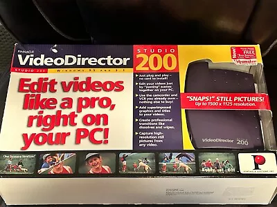 Pinnacle Systems Video Director Studio 200 Windows Video Editor New Sealed • $75