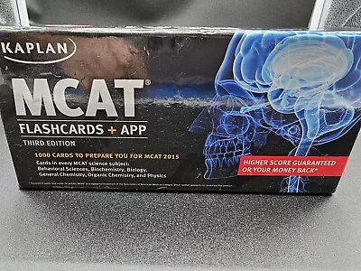 Kaplan MCAT Flashcards And App 3rd Edition  • $15