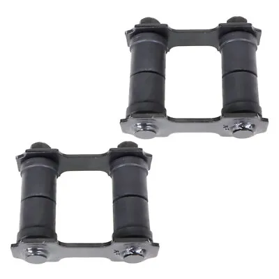 2PCS For 1965-1973 Ford Mustang Rear Left & Right Leaf Spring Shackle Kit Pair • $31.59