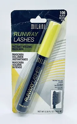 Milani Runway Lashes Instant Volume Mascara #106 Black • $15.95