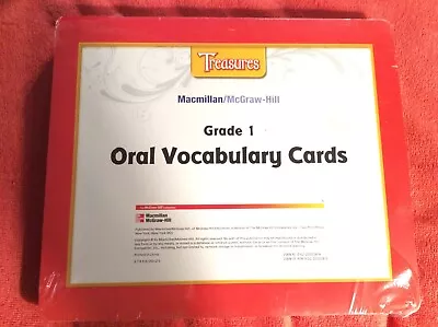 Oral Vocabulary Cards Grade 1 Macmillan Mcgraw-hill Treasures • $32