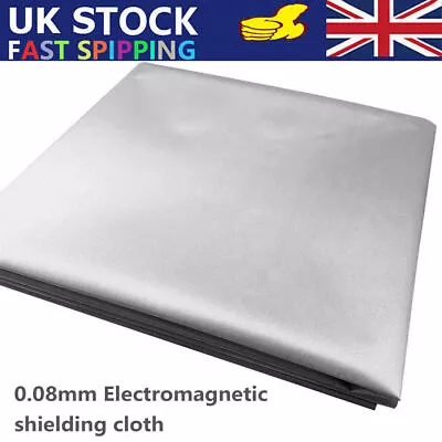 £11.88 • Buy Copper Fabric RFID RF Shielding Anti-Radiation EMF Blocking Lining Protection 1M