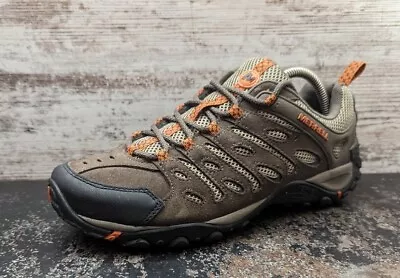 Mens Merrell Crosslander 2 Hiking Shoes Sz 9.5 Used J500057 Brown Suede Outdoor • $34.99