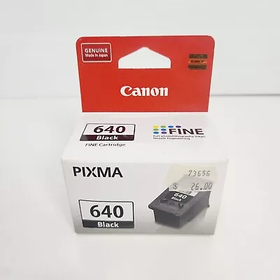 Canon PG640 Genuine Standard Ink For PIXMA MG2160 MG3160 MG3650 - Black • $27.95