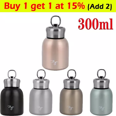 Mini Thermos Cup Small Drink Mug Travel Stainless Steel Vacuum Flask Coffee Cup • £9.79