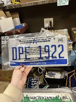 2000s Michigan License Plate DPE 1922 Pure Michigan Michigan.org • $20