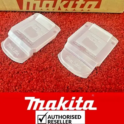 2XGenuine Makita 18v LXT Battery Protective Plastic Safety Cover BL1850/40/30/2 • £4.96