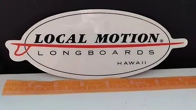 Vintage Local Motion Surfing Sticker Decal Longboard Single Fin Hang 10 • $4.99