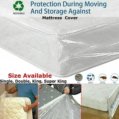 £6.95 • Buy Mattress Toppers Protector Cover Waterproof Single Double King Super King Size