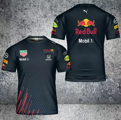 Hot RBull F1 Shirt 3D Cool RBull Oracle F1 T-Shirt 3D - SIZE S TO 5XL • $21.99
