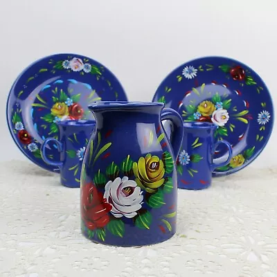 Set Of Narrowboat Ceramics - Painted In Traditional Bargeware Roses And Castles • £49.99