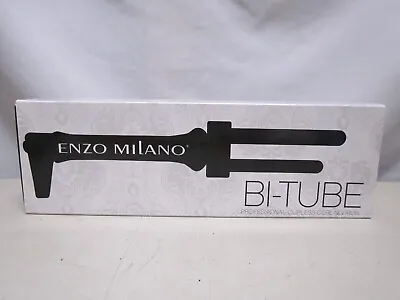 $88.88 • Buy Enzo Milano Bi Tube Prof Clipless Curling Iron BI-1316-B NEW