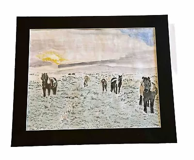 Mark Leary Art Fresh Snow On Dartmoor Over Night • £25