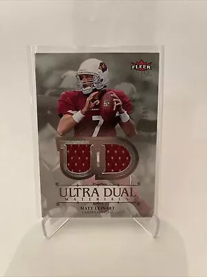 2007 Fleer Ultra Football Matt Leinart Ultra Dual Materials /199 • $0.99