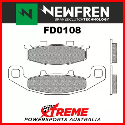 Newfren For Suzuki GSX250F Across 1990-2000 Sintered Touring Front Brake Pad FD0 • $69.95