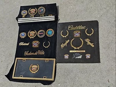 Vintage Car Dealer Gold Emblem Sales Samples • $450