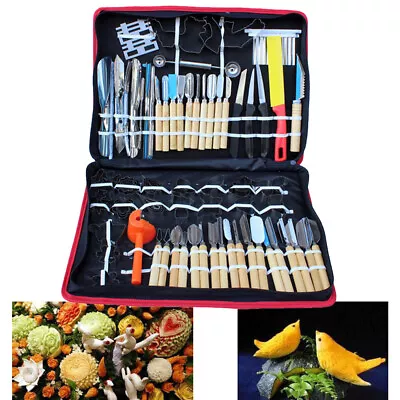 80pcs Vegetable Fruit Carving Chiseling Tool Knife Set For Kitchen Dining Tool • $24.44