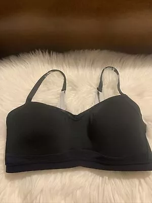 Moving Comfort Fineform Large Wireless Sports Bra Black Comfortable  • $12.99