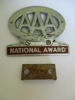 Automobile Club AAA National Award License Plate Frame Badge Topper • $29.99